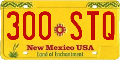 NM license plate 300STQ