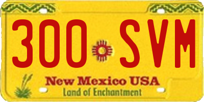 NM license plate 300SVM