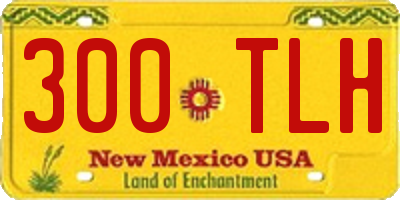 NM license plate 300TLH