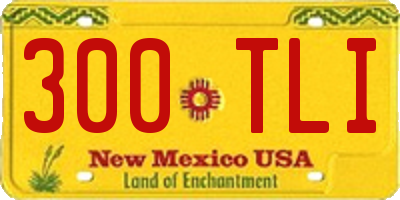 NM license plate 300TLI