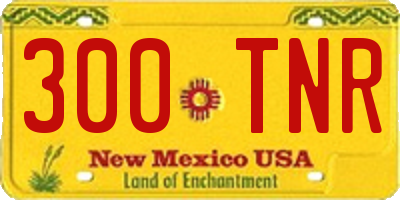 NM license plate 300TNR