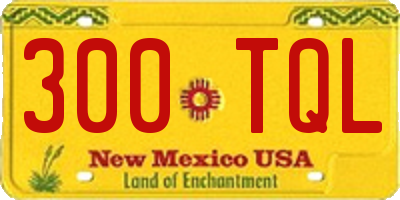 NM license plate 300TQL