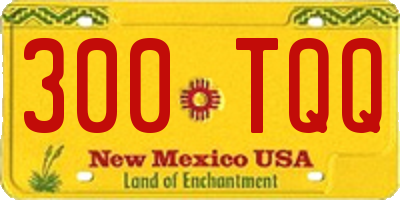 NM license plate 300TQQ