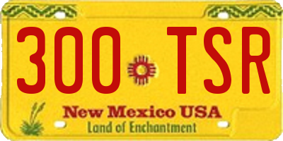 NM license plate 300TSR