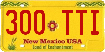 NM license plate 300TTI