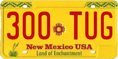 NM license plate 300TUG