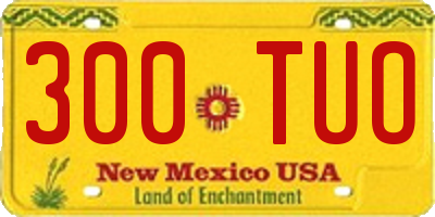 NM license plate 300TUO
