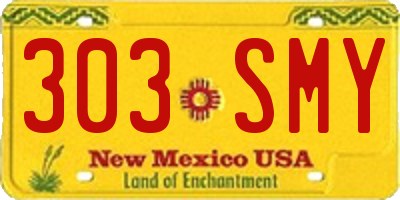 NM license plate 303SMY