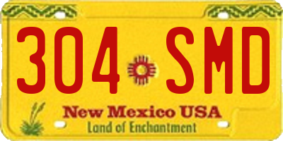 NM license plate 304SMD