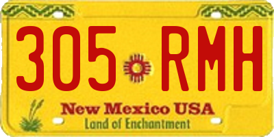 NM license plate 305RMH