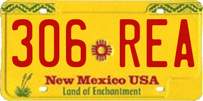 NM license plate 306REA