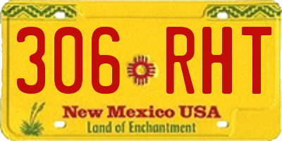 NM license plate 306RHT