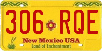 NM license plate 306RQE