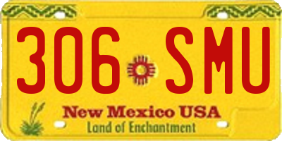 NM license plate 306SMU