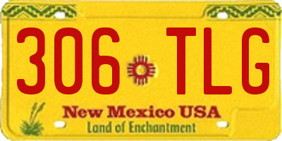 NM license plate 306TLG