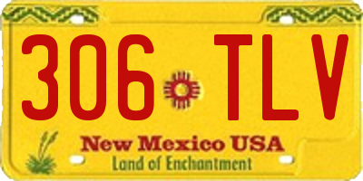 NM license plate 306TLV