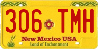 NM license plate 306TMH