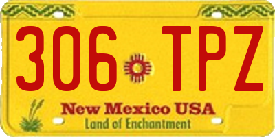 NM license plate 306TPZ