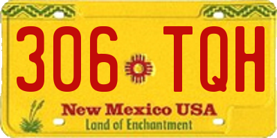 NM license plate 306TQH
