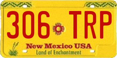 NM license plate 306TRP