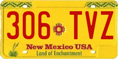 NM license plate 306TVZ