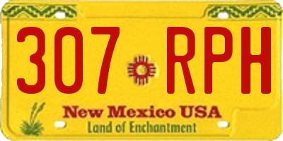 NM license plate 307RPH
