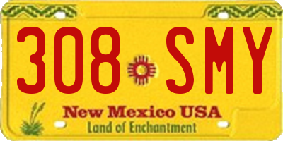 NM license plate 308SMY