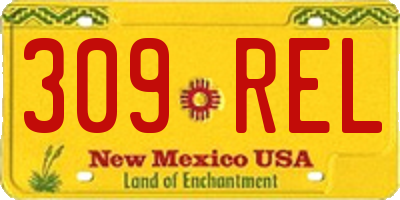NM license plate 309REL