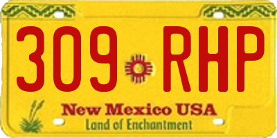 NM license plate 309RHP