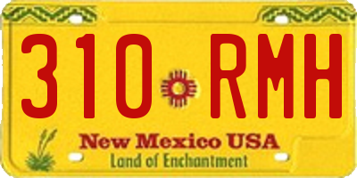 NM license plate 310RMH