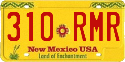 NM license plate 310RMR