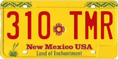 NM license plate 310TMR