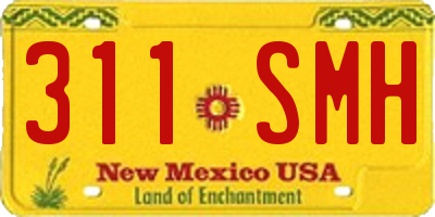 NM license plate 311SMH