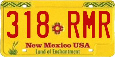 NM license plate 318RMR