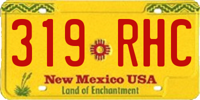 NM license plate 319RHC