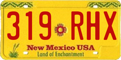 NM license plate 319RHX