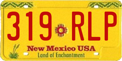 NM license plate 319RLP