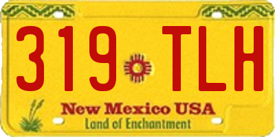 NM license plate 319TLH