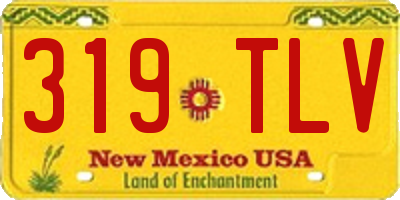 NM license plate 319TLV