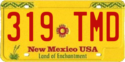 NM license plate 319TMD