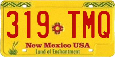 NM license plate 319TMQ