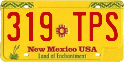 NM license plate 319TPS