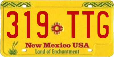 NM license plate 319TTG
