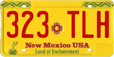 NM license plate 323TLH