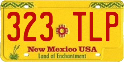 NM license plate 323TLP