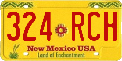 NM license plate 324RCH