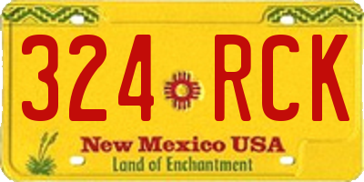 NM license plate 324RCK