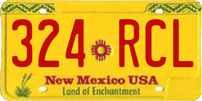 NM license plate 324RCL