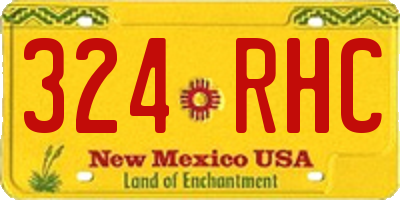 NM license plate 324RHC
