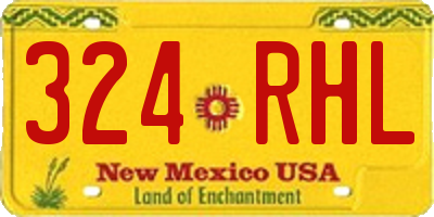 NM license plate 324RHL